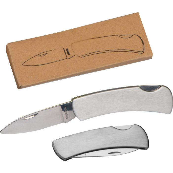 Taschenmesser aus Edelstahl mit Sicherheitsverschluß
