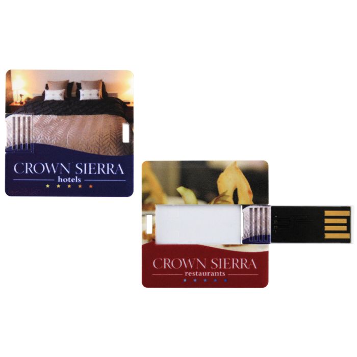 Memory-Stick Square Card, quadratisch, USB 2.0