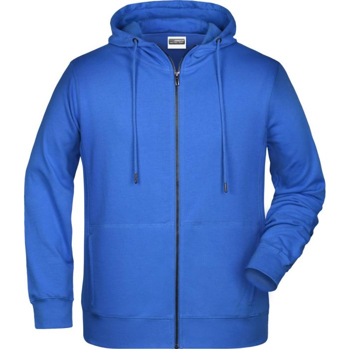 Herren Sweatjacke mit hohem Bio Baumwollanteil