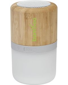 Aurea Bluetooth® Lautsprecher aus Bambus mit Licht